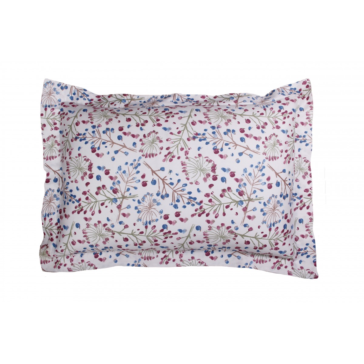 Taie d'oreiller 50x70 cm satin de coton OMBELLIFERE