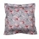 Taie d'oreiller 63x63 satin de coton FLORAL