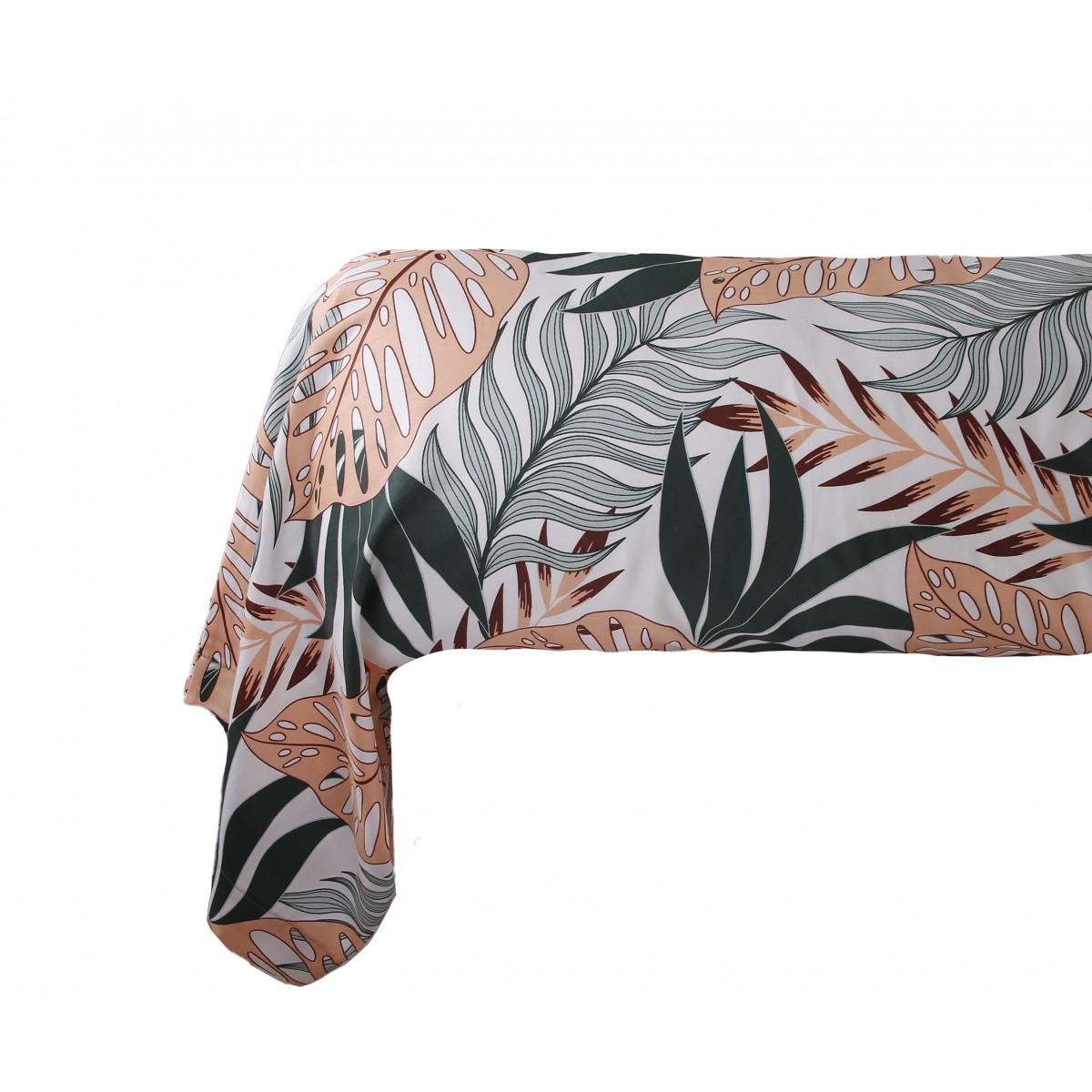Taie de traversin satin de coton TROPICAL