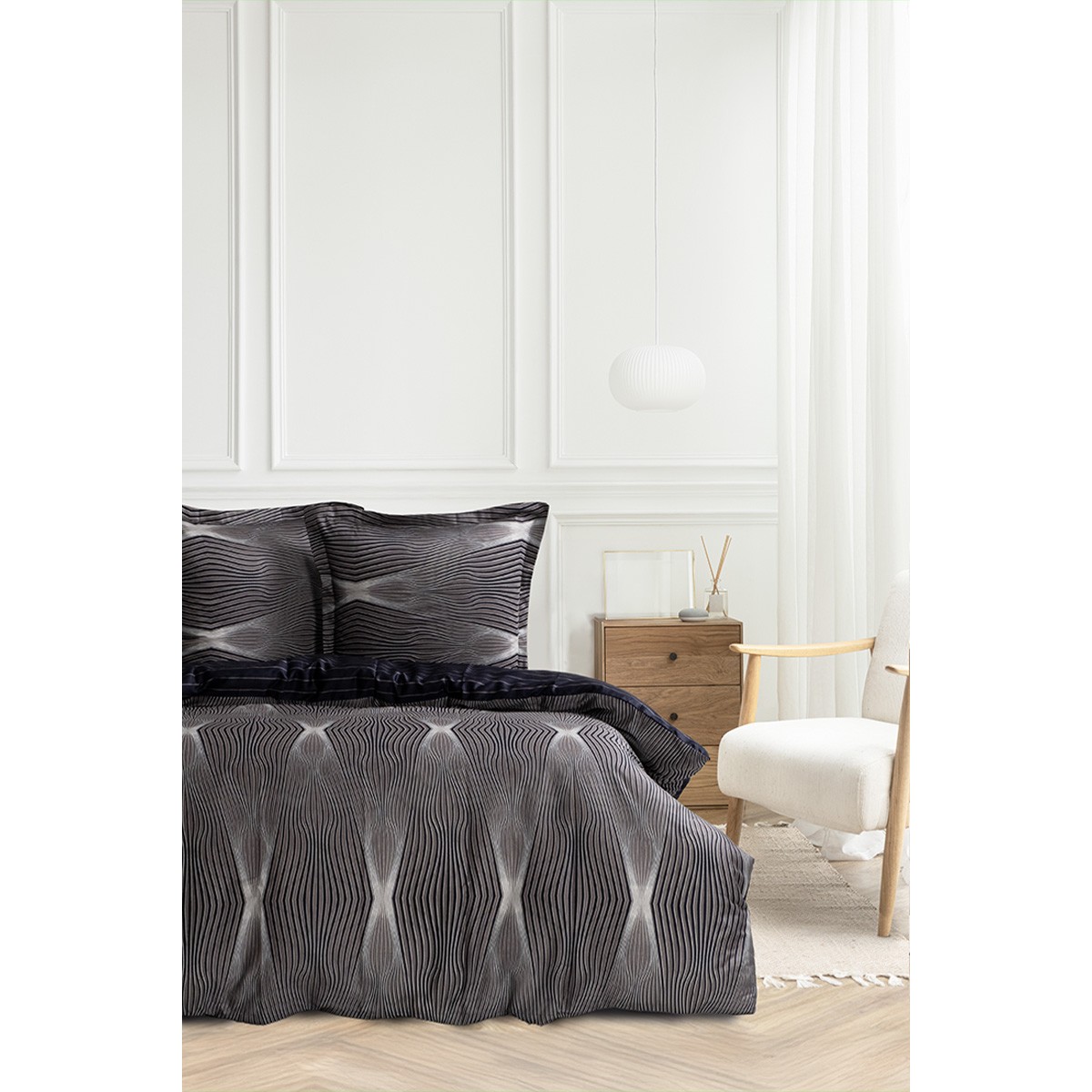 Parure de lit satin de coton -BISTRO