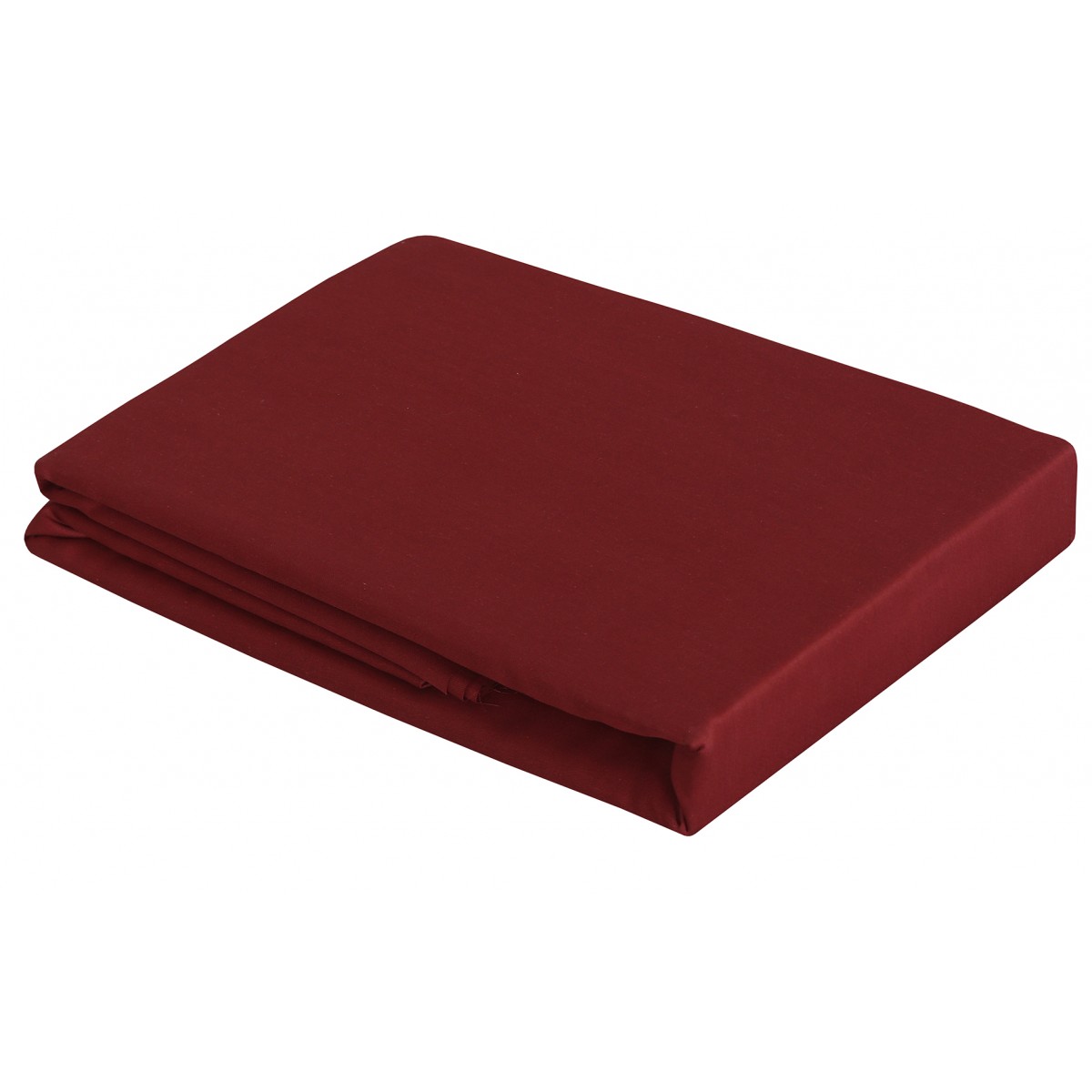 Drap satin de coton bordeaux