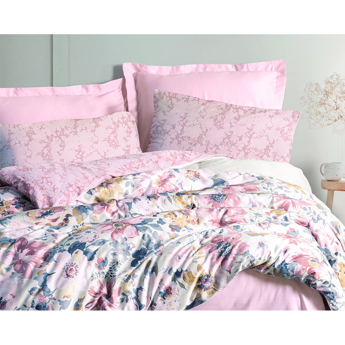 Parure de lit satin de coton -DALYA