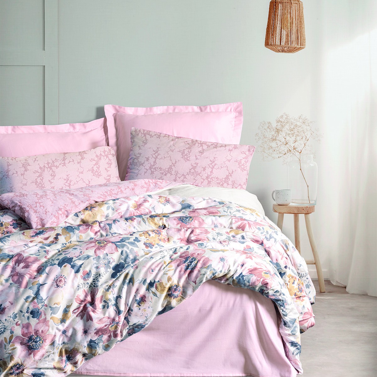 Parure de lit satin de coton -DALYA