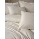 Parure de lit 100% Coton Jacquard crème