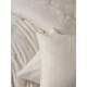 Parure de lit 100% Coton Jacquard crème