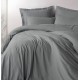 Parure de lit 100% Coton Jacquard gris