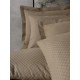 Parure de lit 100% Coton Jacquard vison