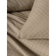 Parure de lit 100% Coton Jacquard vison