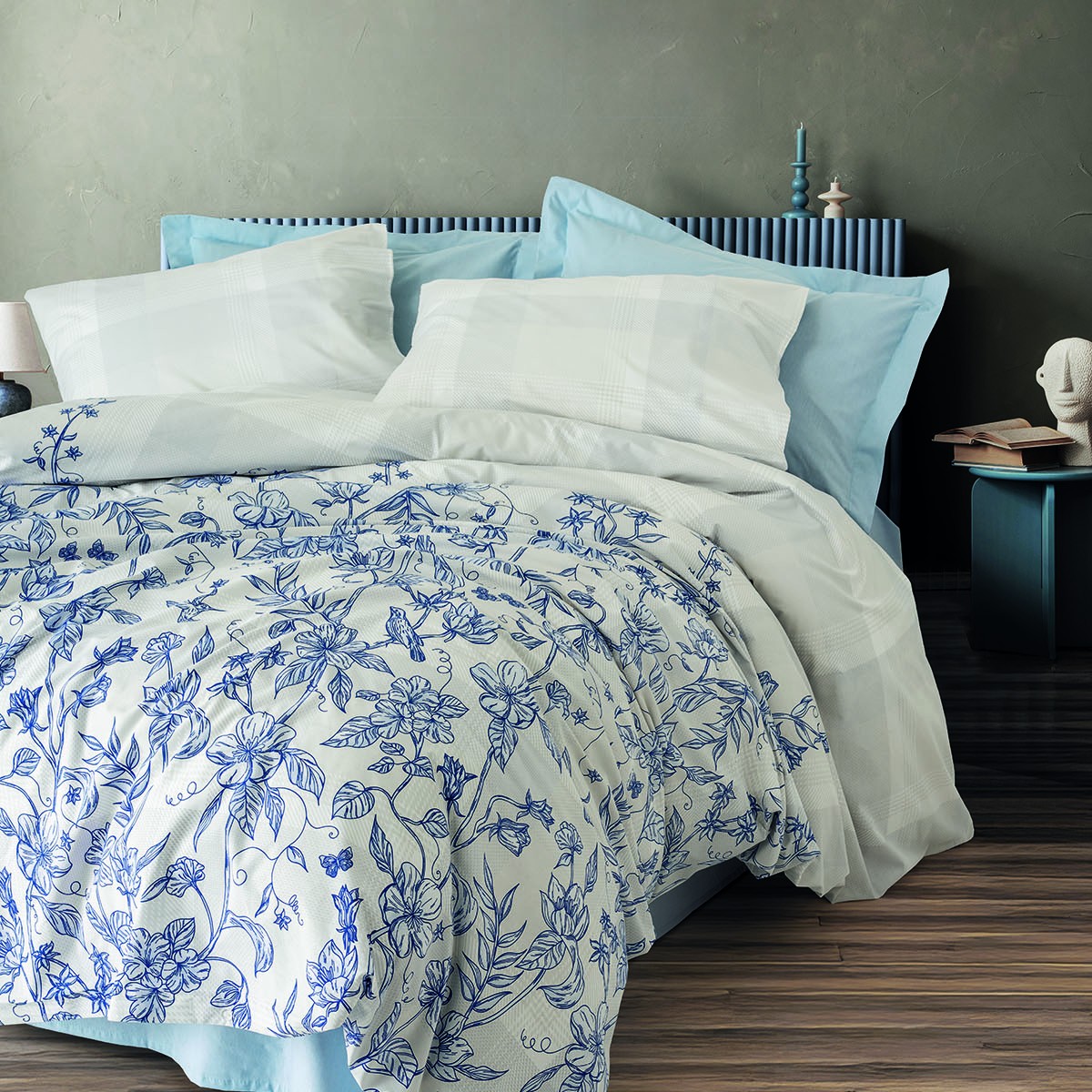 Parure de lit 100% coton LINORA