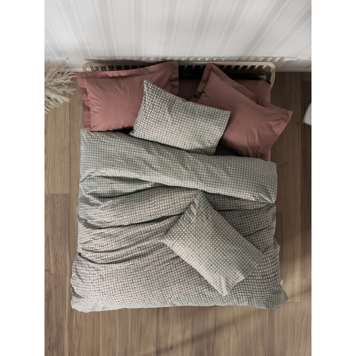 Parure de lit 100% coton MOTE