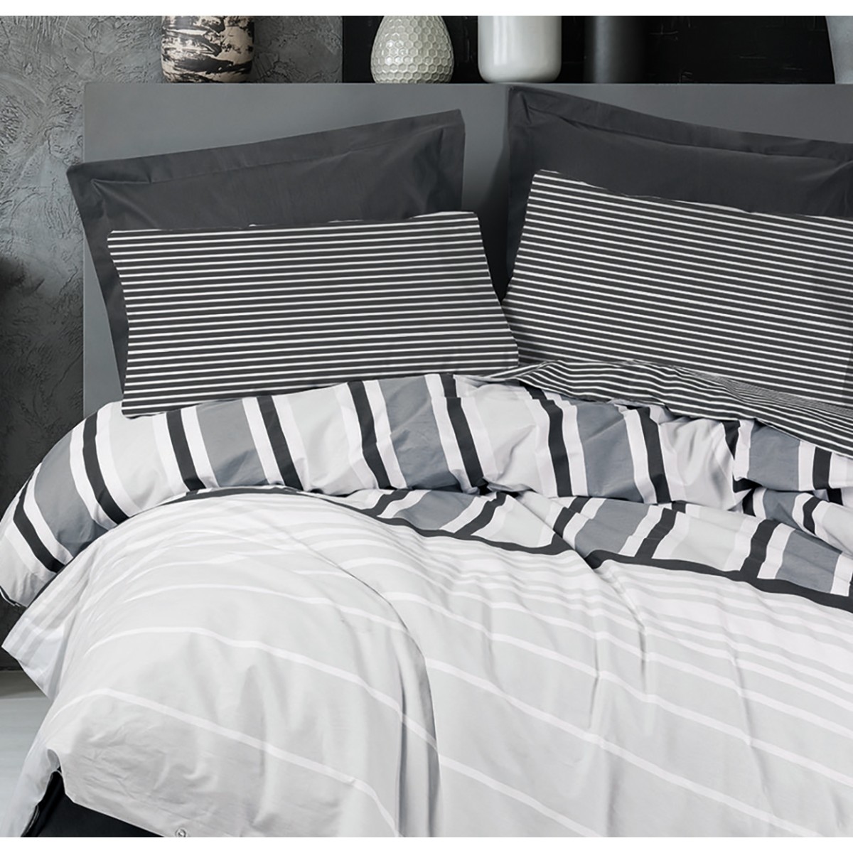 Parure de lit 100% coton NOBY