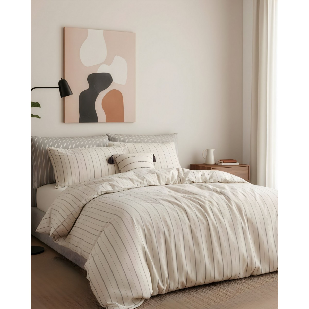 Parure de lit 100% coton TOMMY