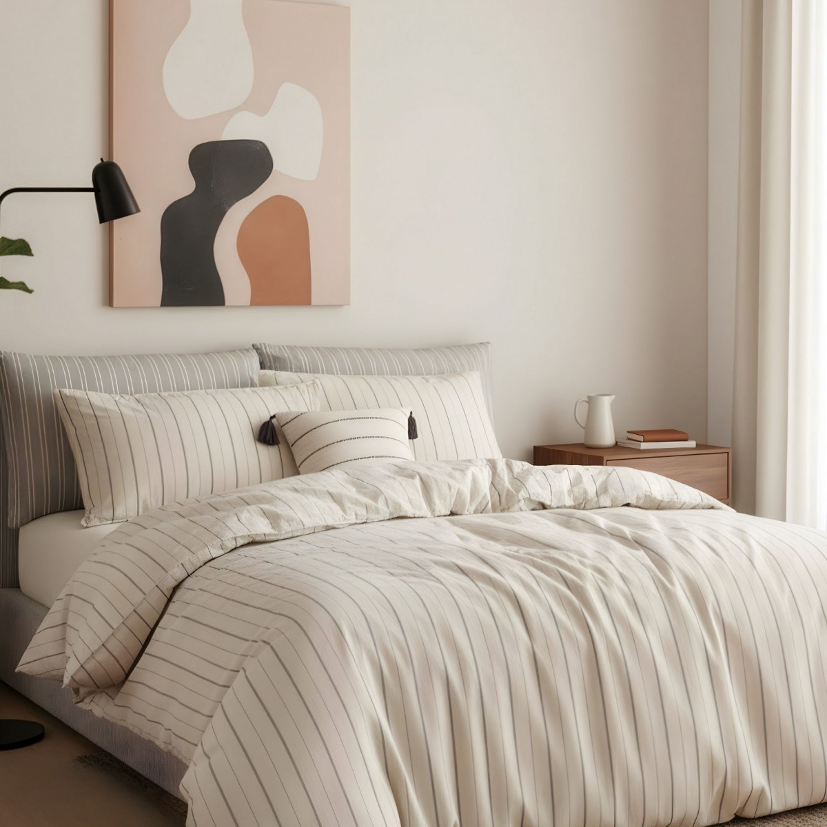 Parure de lit 100% coton TOMMY
