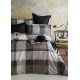 Parure de lit 240X220 cm satin de coton DUNLOE