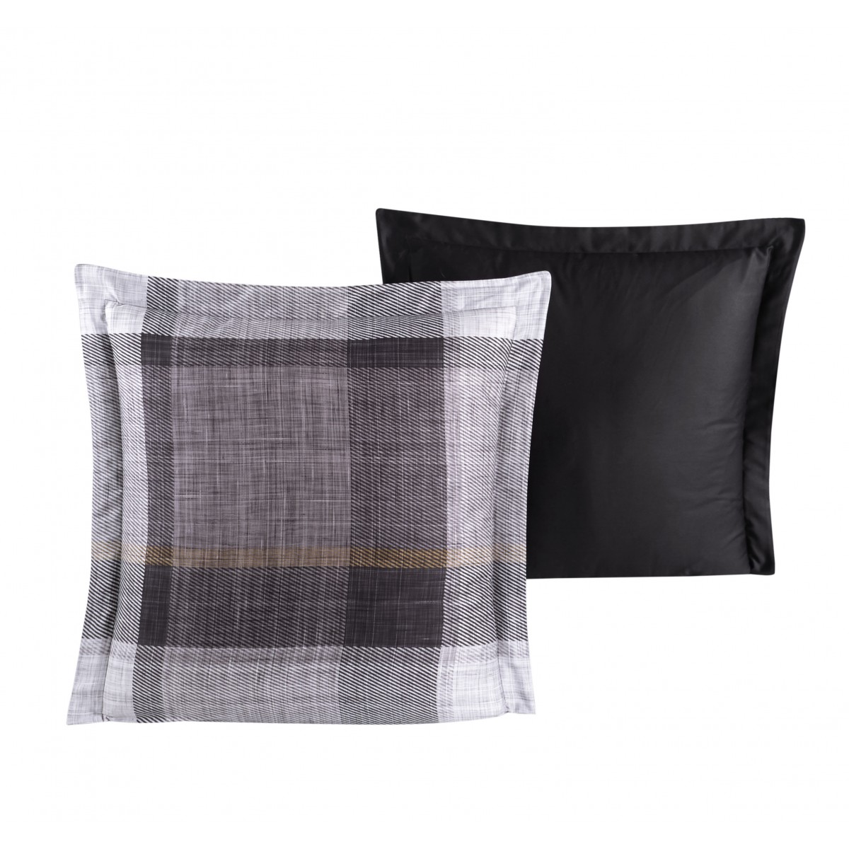 Lot de 2 Taies d'oreiller 63X63 cm satin de coton DUNLOE