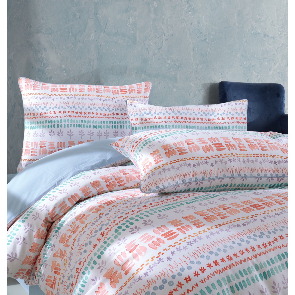 Parure de lit 100%coton ELISA