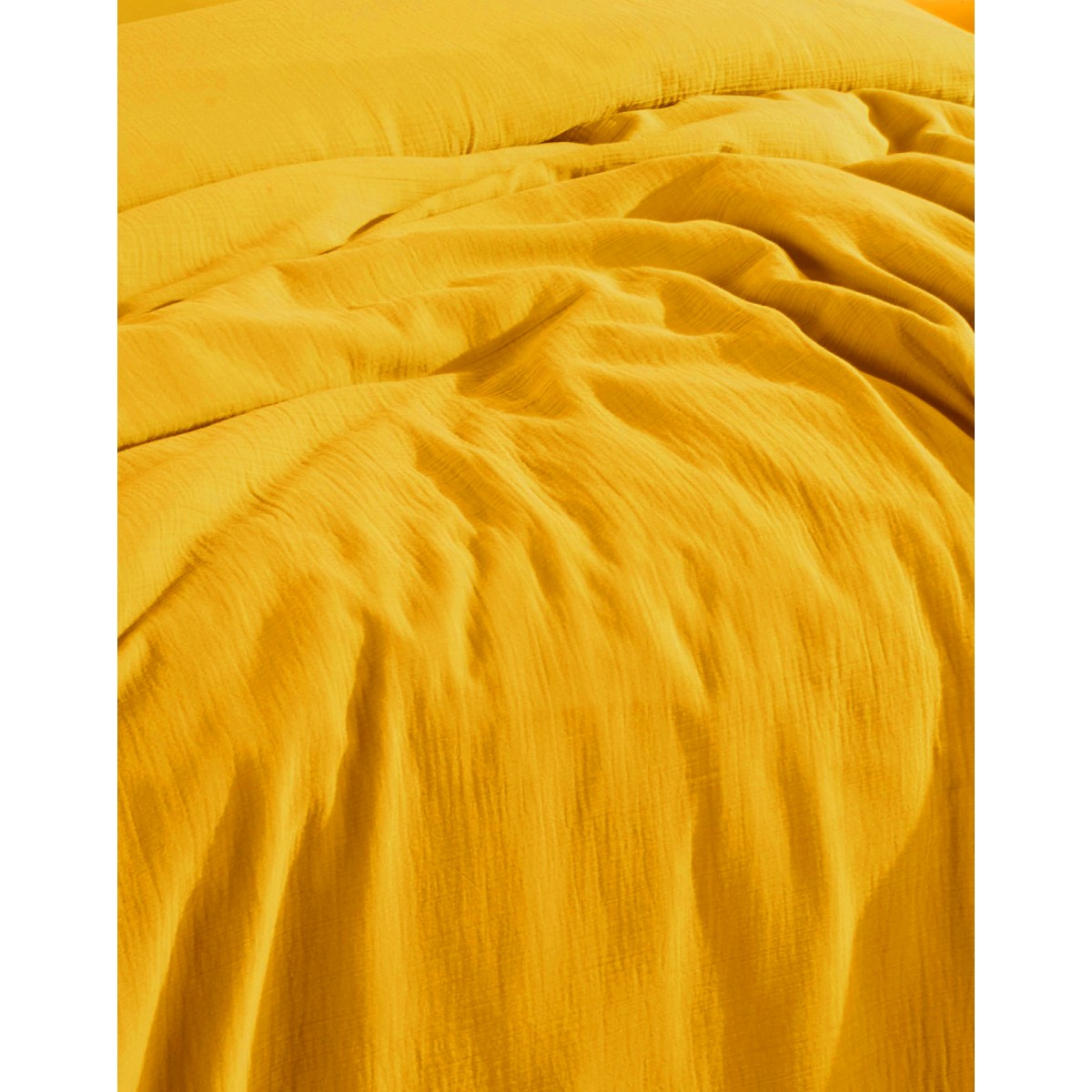 Parure de lit gaze de coton Ambre
