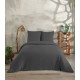 Parure de lit gaze de coton Anthracite
