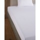 Drap housse gaze de coton Blanc