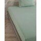 Drap housse gaze de coton CELADON
