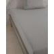Drap housse gaze de coton GRIS