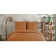 Parure de lit gaze de coton Ocre