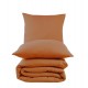 Parure de lit gaze de coton Ocre