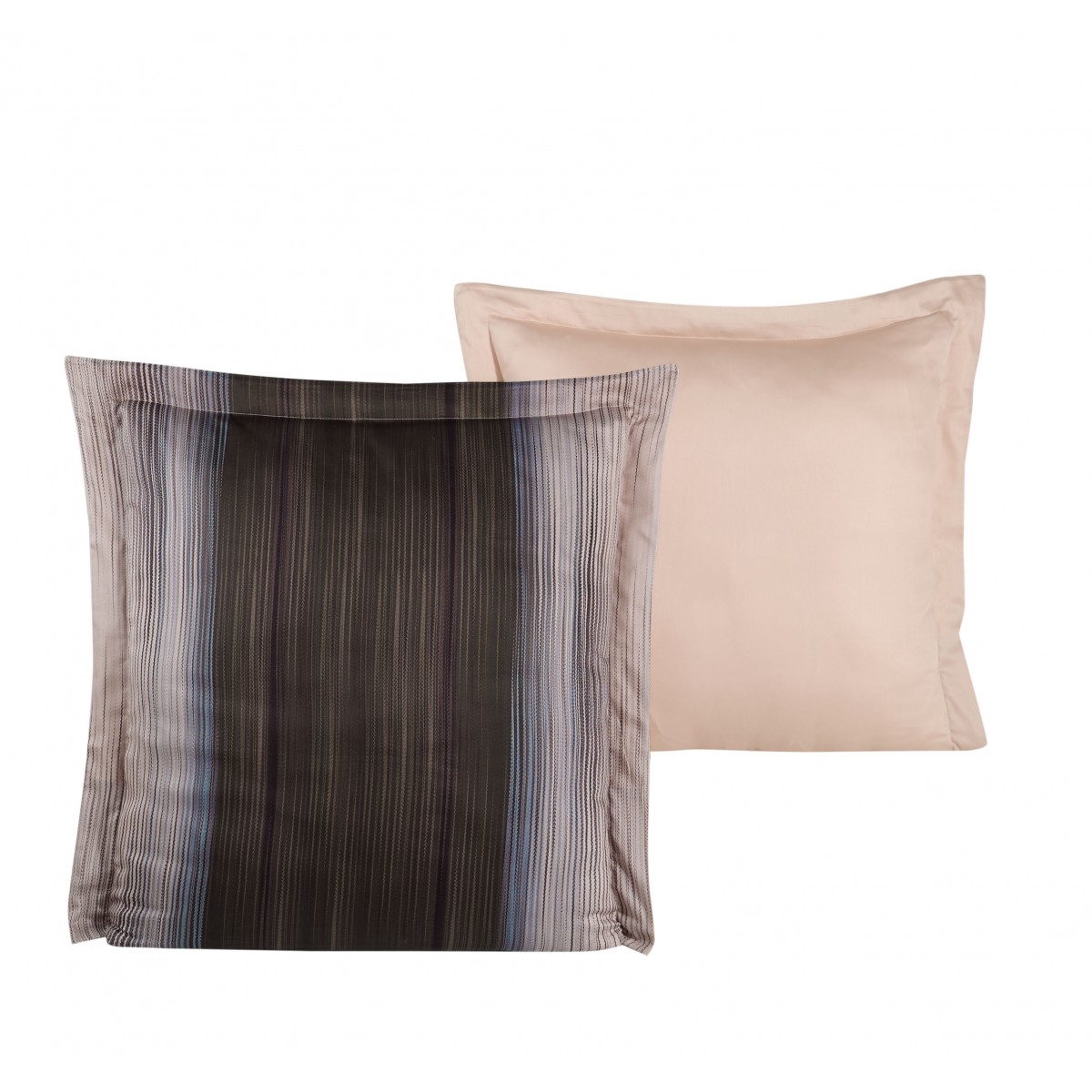 Lot de 2 Taies d'oreiller 63X63 cm satin de coton GERARD