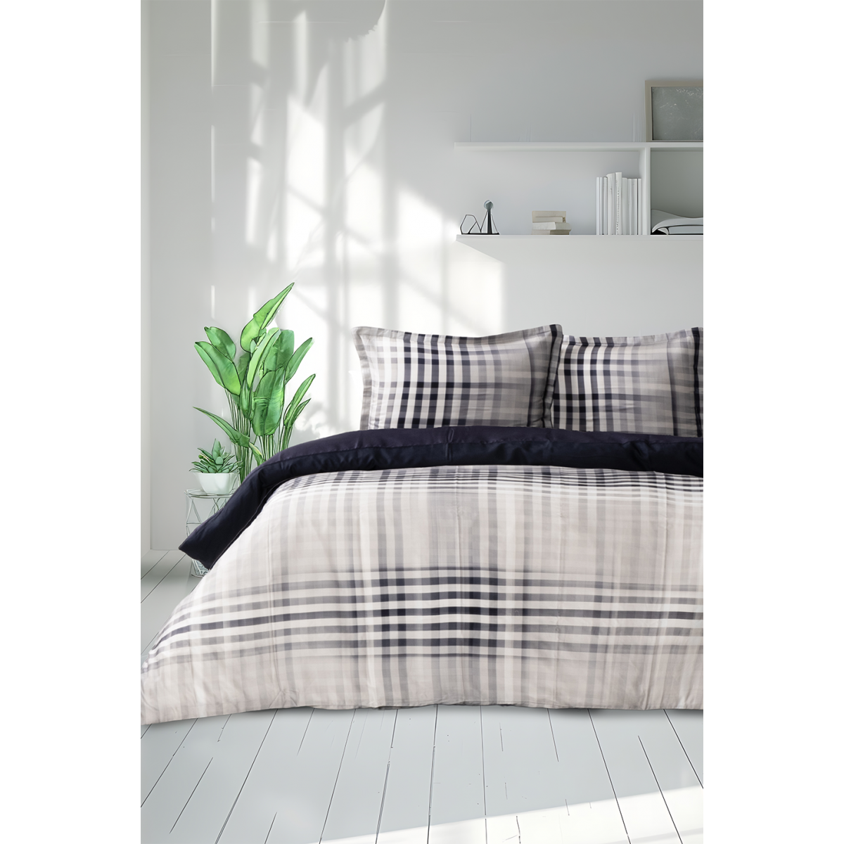 Parure de lit satin de coton -GLOVEN