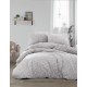 Parure de lit 100%coton DANTE GRIS