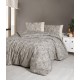 Parure de lit 100% coton EFFECT GRIS
