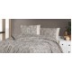 Parure de lit 100% coton EFFECT GRIS