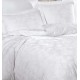Parure de lit satin de coton SOFIA BLANC