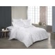 Parure de lit satin de coton SOFIA BLANC