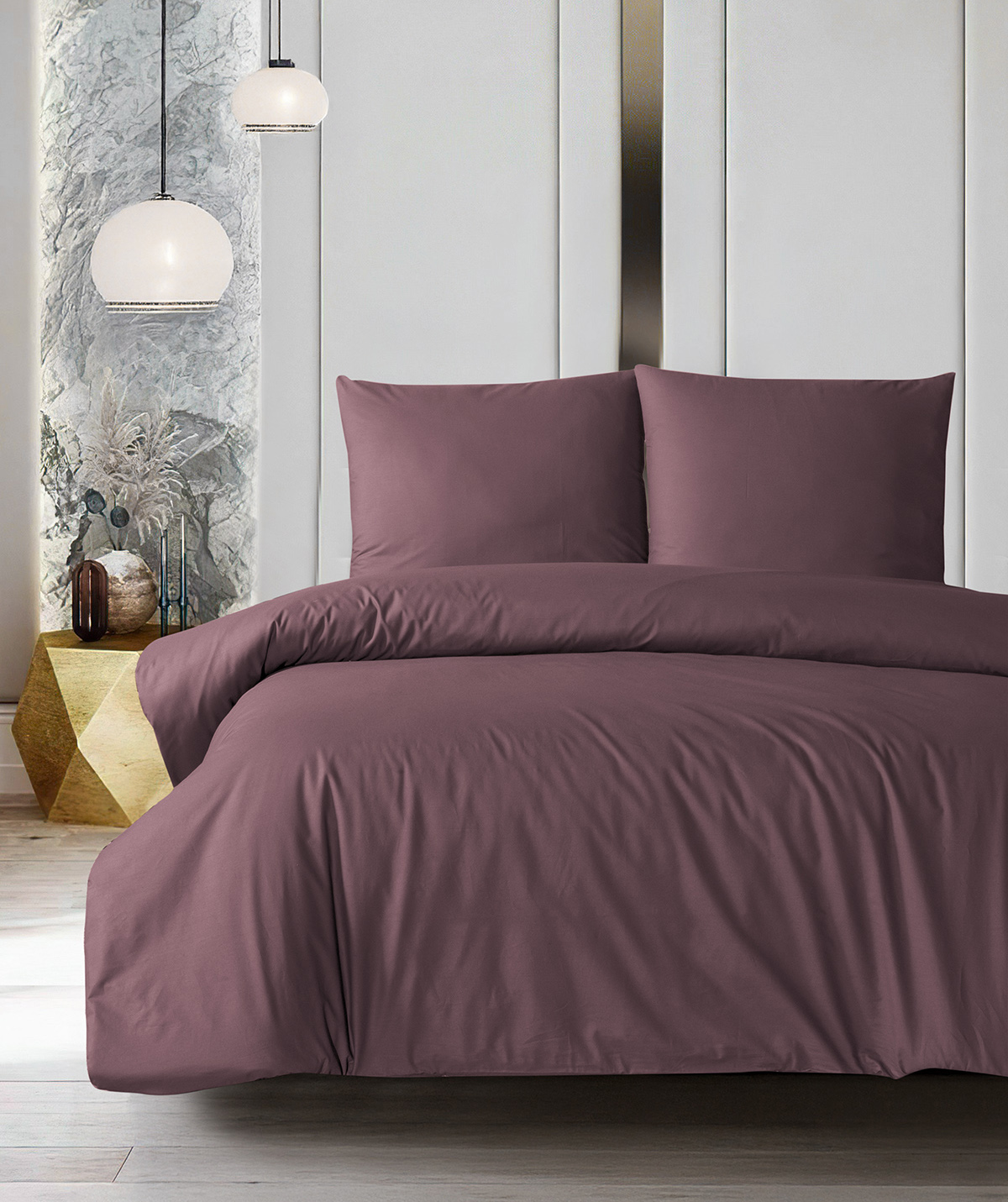 Parure de Lit en Fausse Fourrure de Lapin Gradient