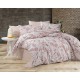 Parure de lit 100% coton PETALIA ROSE