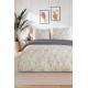 Parure de lit 100% coton CLEMENT BEIGE