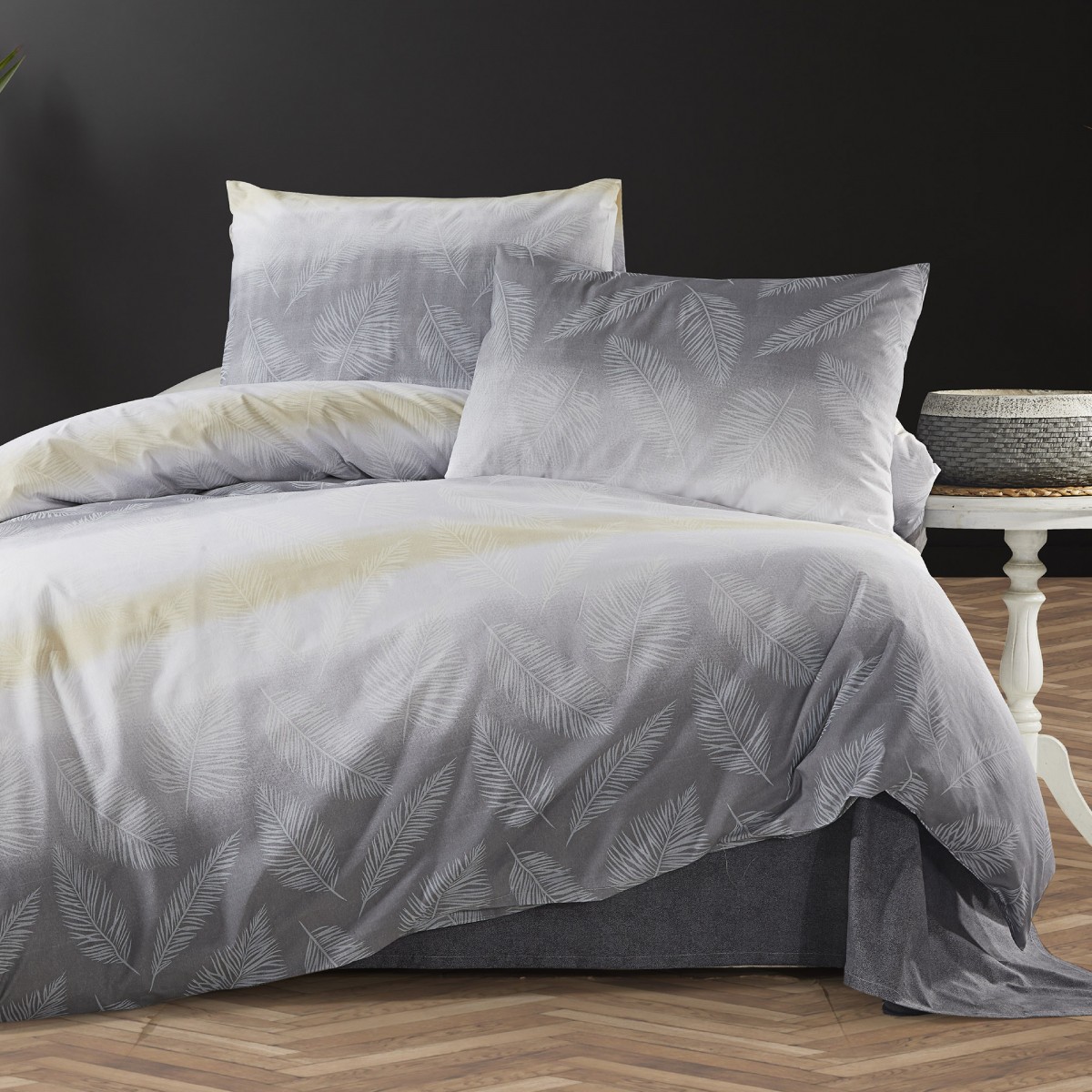 Parure de lit 100% coton GARDENIA