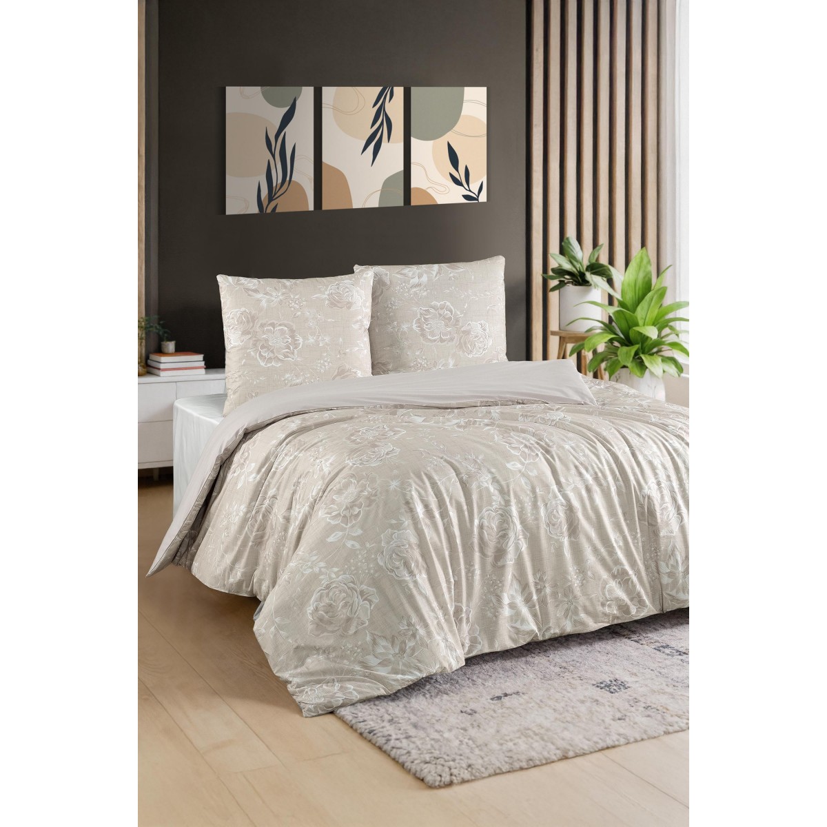 Parure de lit 100% coton Jenny