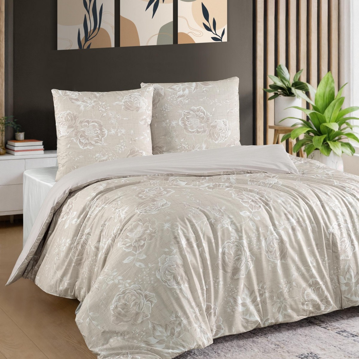 Parure de lit 100% coton Jenny