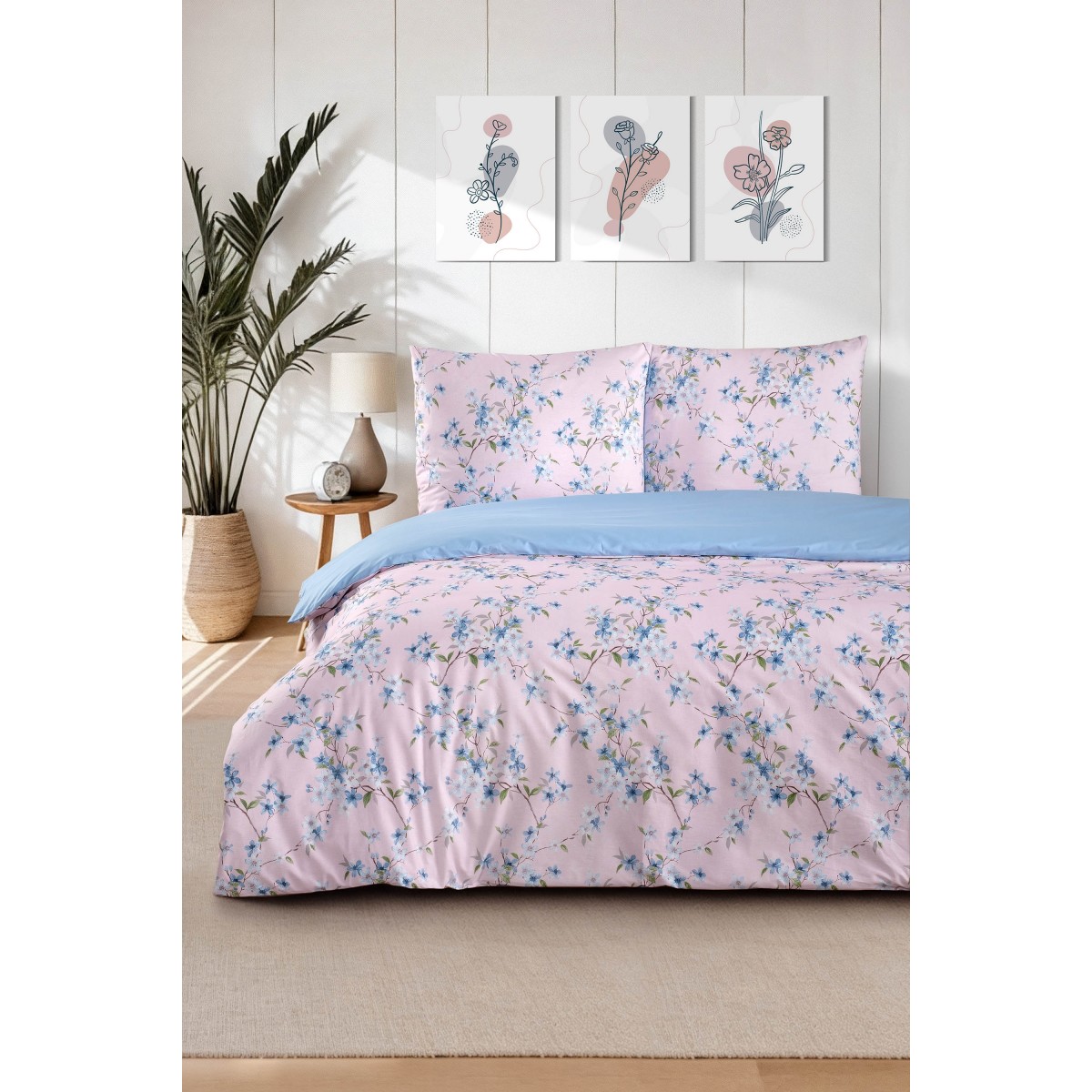 Parure de lit 100% coton LINA