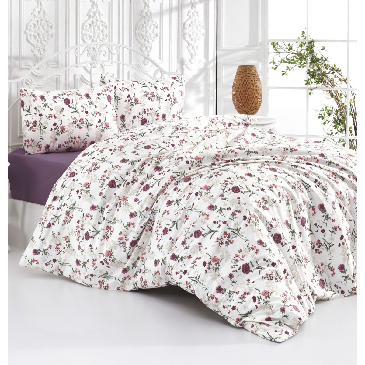 Parure de lit 100% coton LUNA