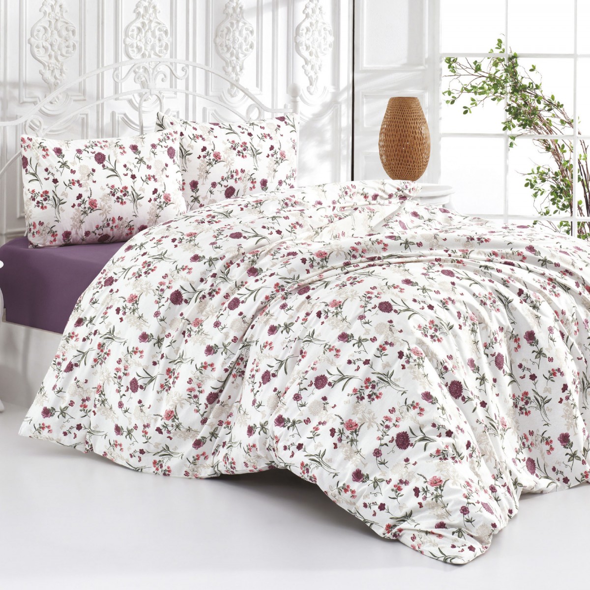 Parure de lit 100% coton LUNA