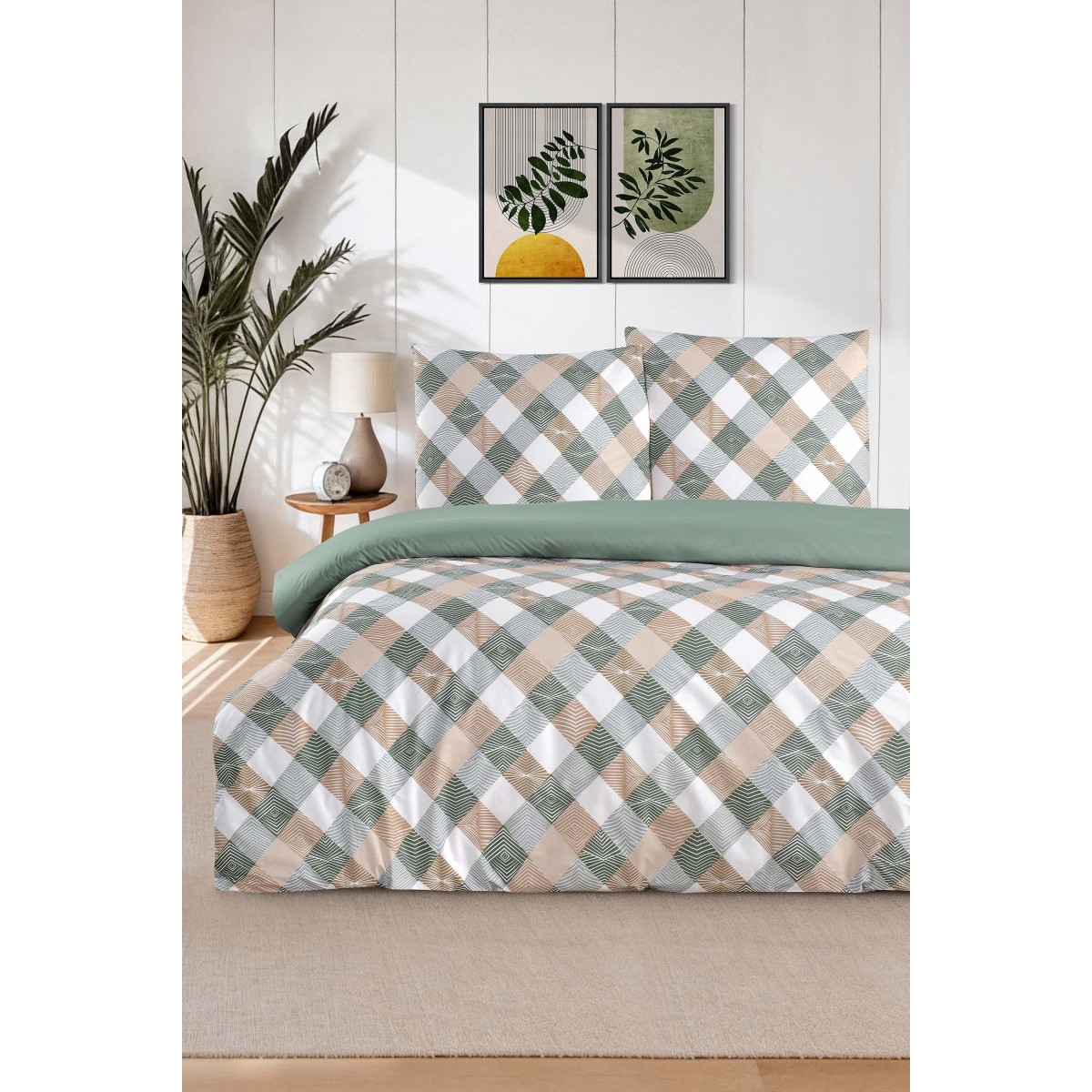 Parure de lit 100% coton NOLAN