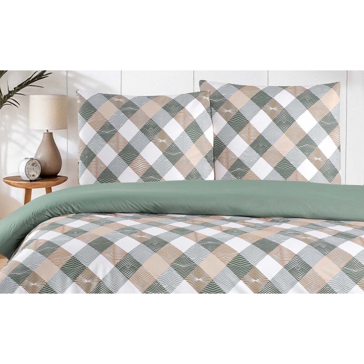 Parure de lit 100% coton NOLAN