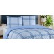 Parure de lit 100% coton River blue