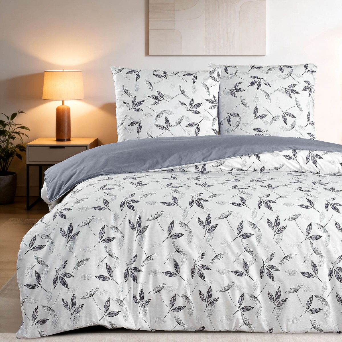 Parure de lit 100% coton ROMY