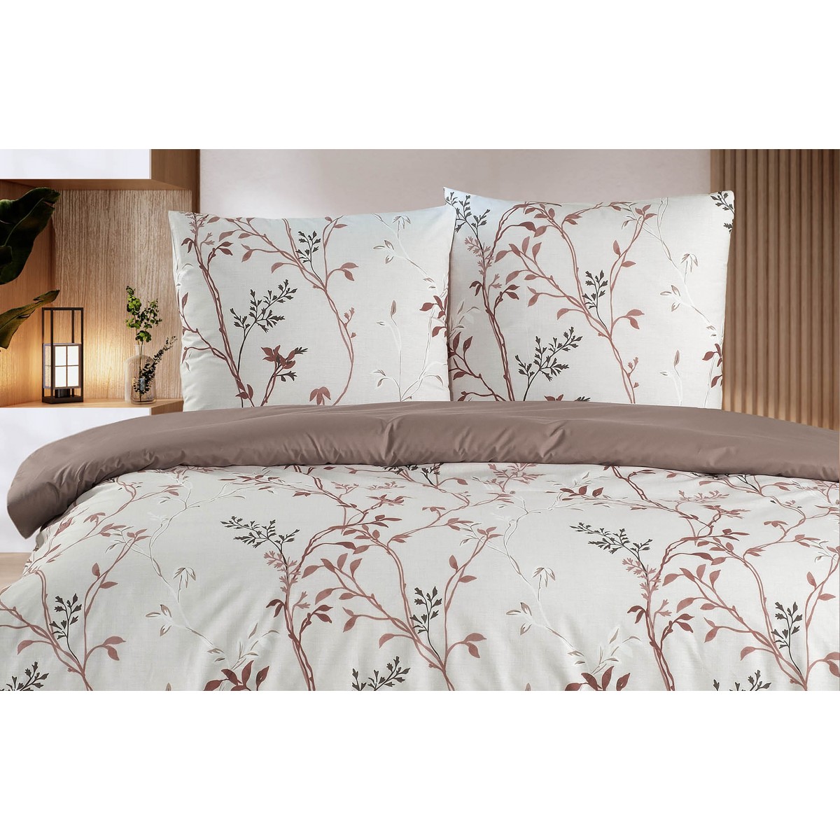 Parure de lit 100% coton SYLVIA