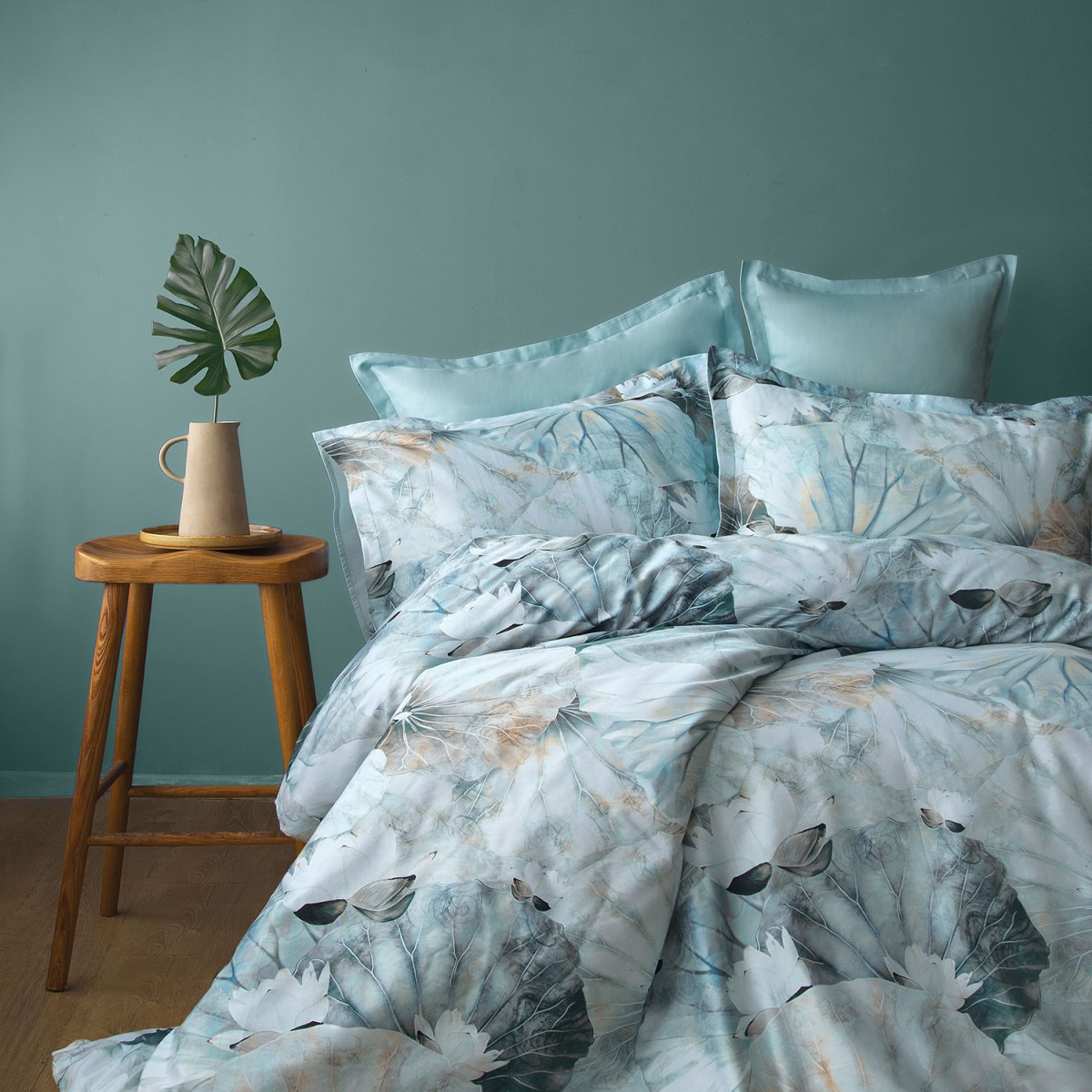 Parure de lit satin de coton-CHIRO