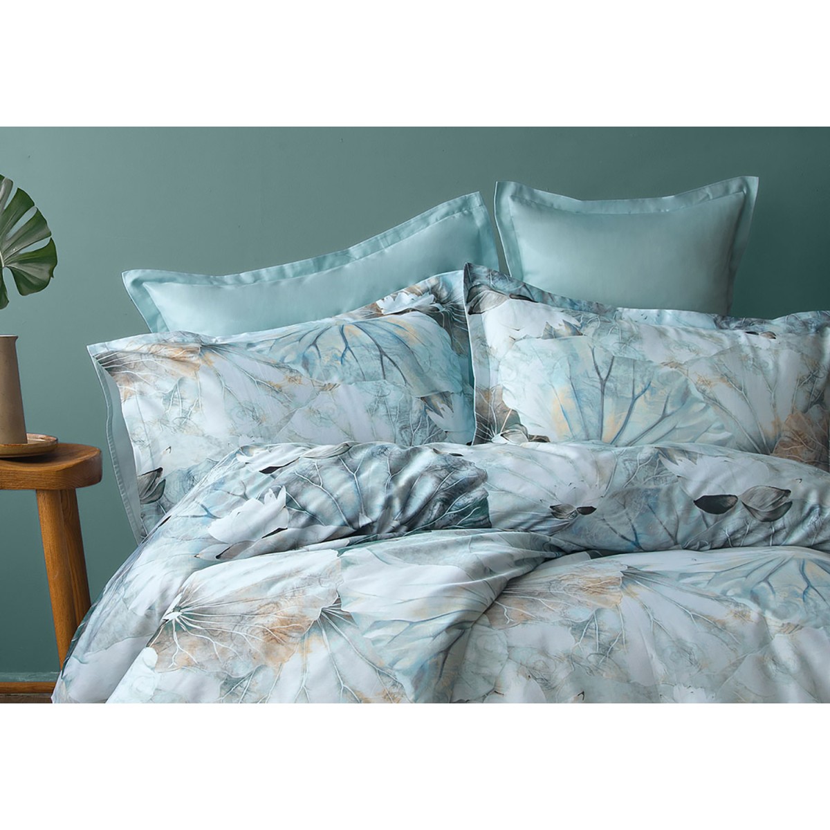 Parure de lit satin de coton-CHIRO